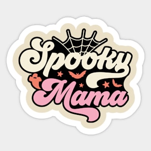 Spooky Mama Halloween Design Sticker
